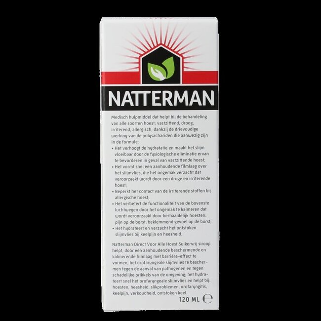 Sirop contre tous types de toux sans sucre 120 ml