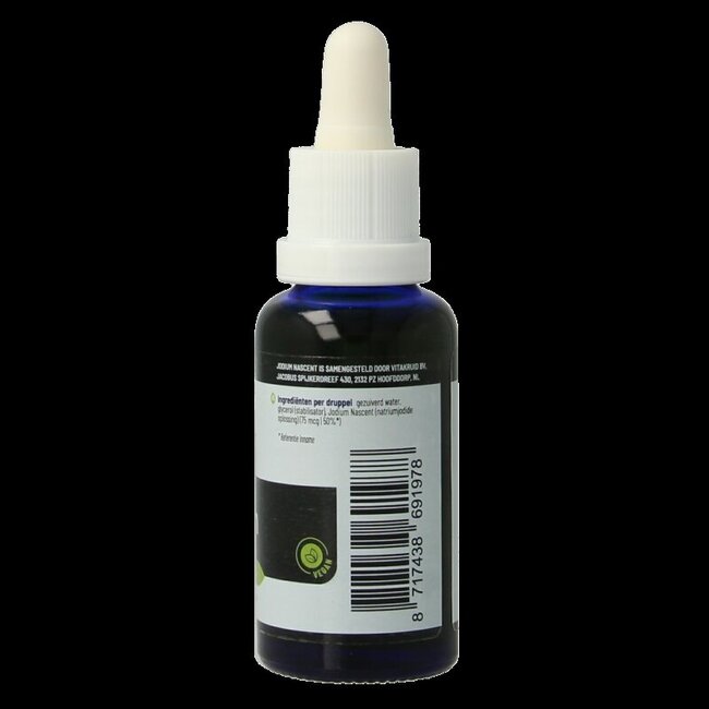 Iode Nascent (Iodure de Sodium) Gouttes Liquides 30 Millilitres