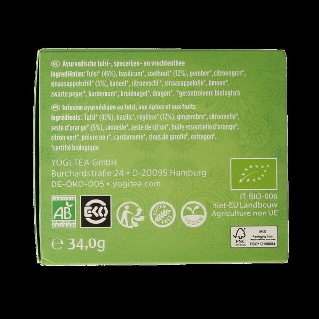 Tulsi relax thee bio 17 Zakjes