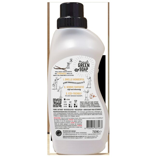 Assouplissant vanille & coton 750 ml