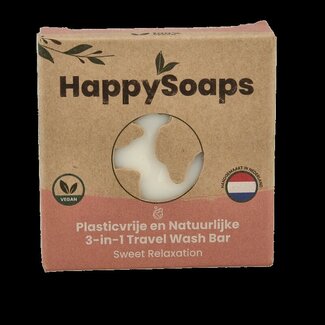 Happysoaps 3-in-1 Travel wash sweet 40 Gram