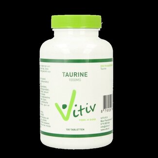 Vitiv Taurine 1000mg 100 Tabletten