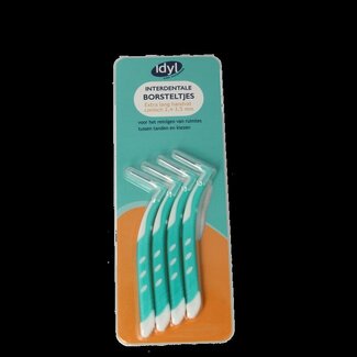 Idyl Interdentale borstel conisch extra lang XL 2.5 - 3 4 Stuks