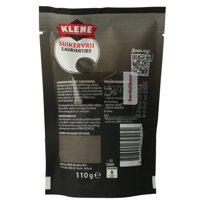 Lauriertjes suikervrij 110 Gram