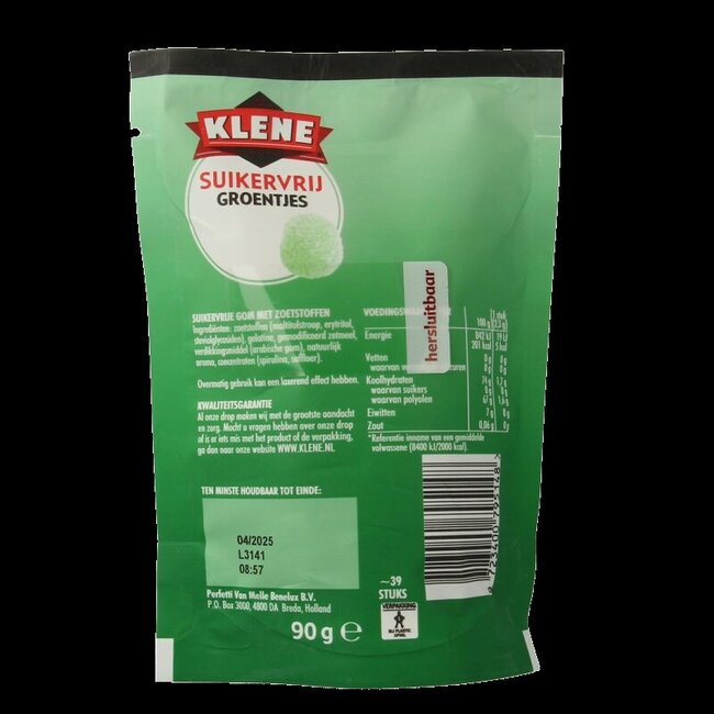 Groentjes sans sucre 90 g