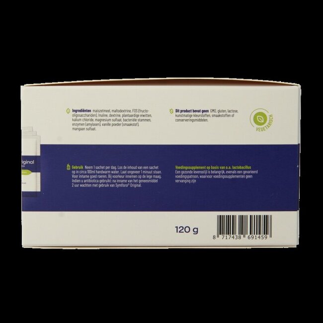 Symflora Original Pre- en Probiotica 8 stammen 60 Sachets