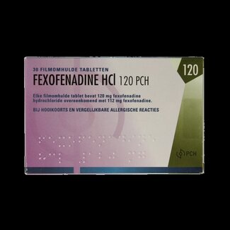 Teva Fexofénadine HCl 120 mg 30 comprimés