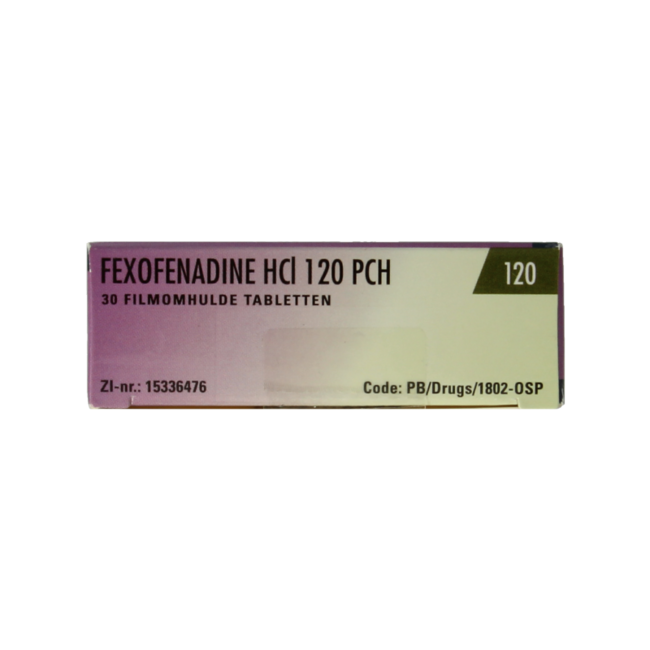 Fexofénadine HCl 120 mg 30 comprimés