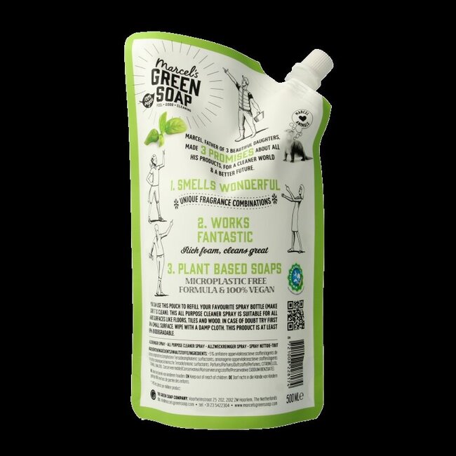 Allesreiniger spray basilicum & vertivert gras nav 500 Milliliter