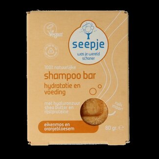 Seepje Shampoing solide mousse de chêne et fleur d'oranger 80 g