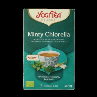 Yogi Tea Minty chlorella bio 17 Zakjes