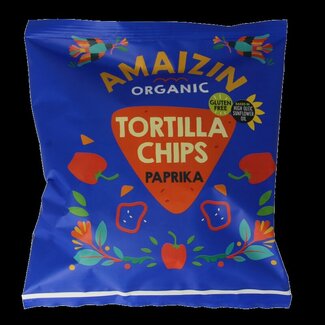Amaizin Tortilla chips paprika bio 75 Gram