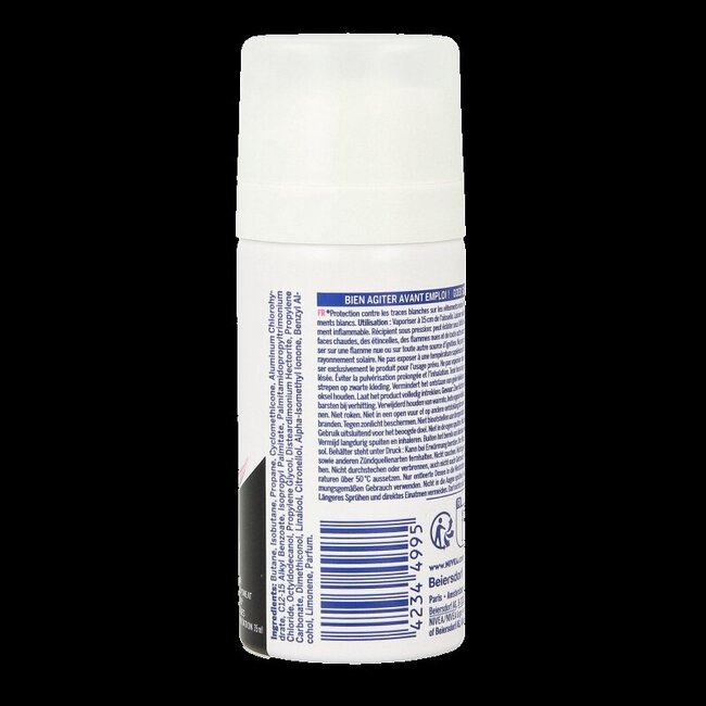 Deodorant spray black & white invisible  mini 35 Milliliter