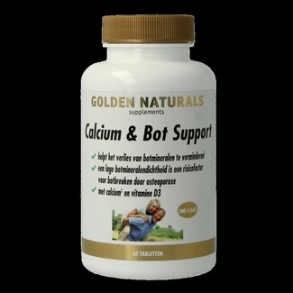 Golden Naturals Calcium & soutien osseux 60 comprimés