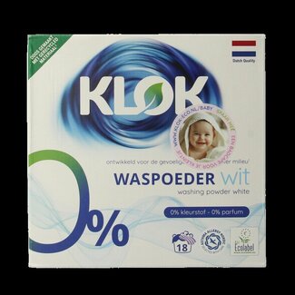 Klok Waspoeder wit 1170 Gram
