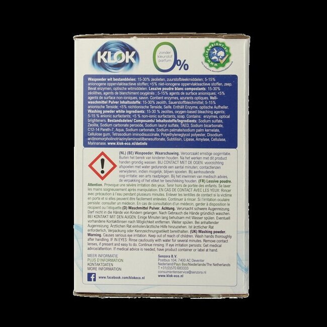 Lessive en poudre blanc 1170 g