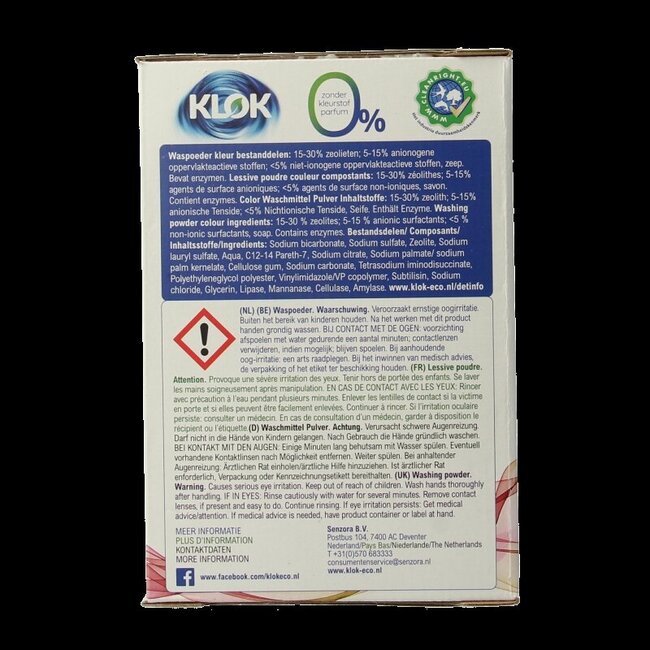 Lessive en poudre couleur 1170 g