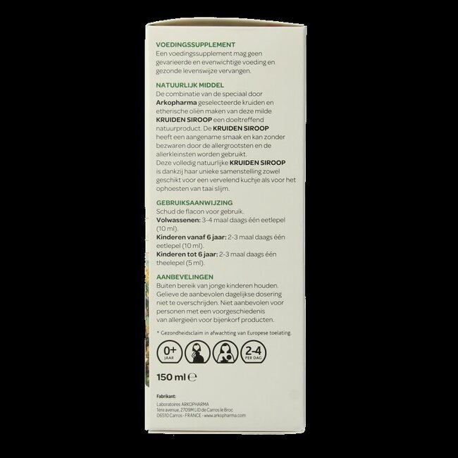 Kruidensiroop 150 Milliliter