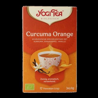 Yogi Tea Curcuma orange bio 17 sachets
