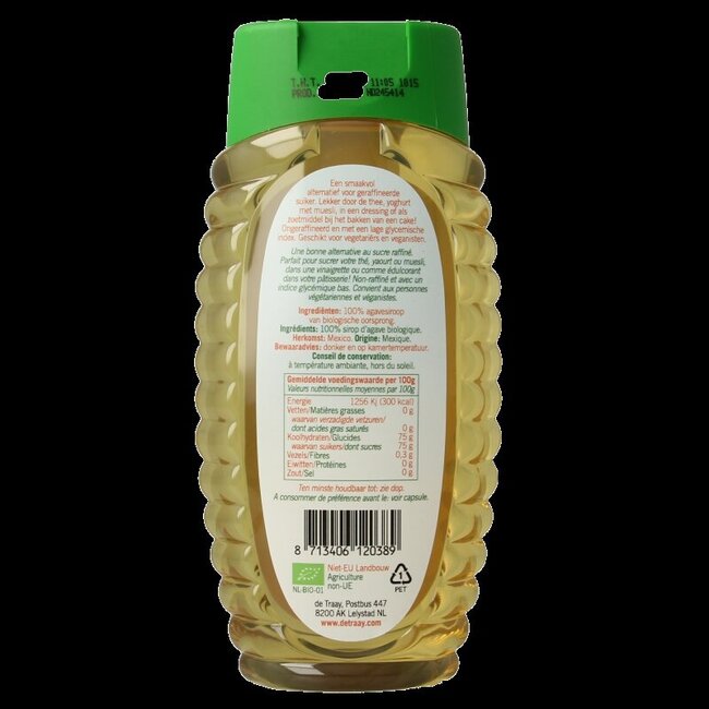 Agavesiroop licht en mild bio 490 Gram