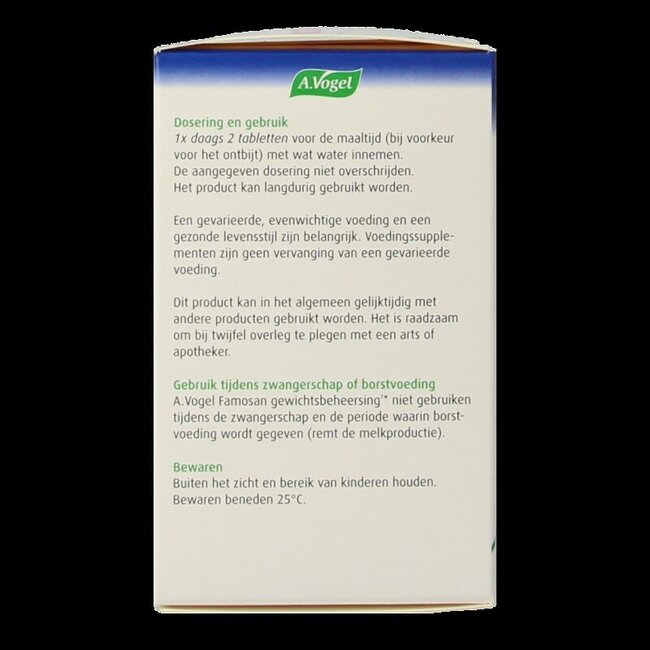 Famosan Ménopause gestion du poids 60 Comprimés