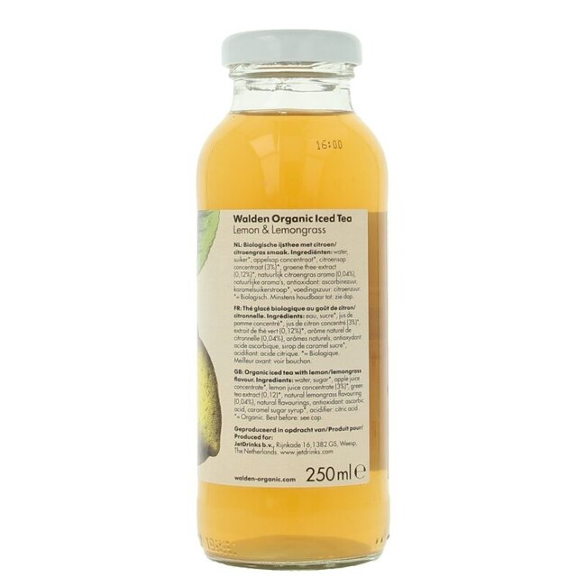 Thé glacé citron citronnelle bio 250 ml
