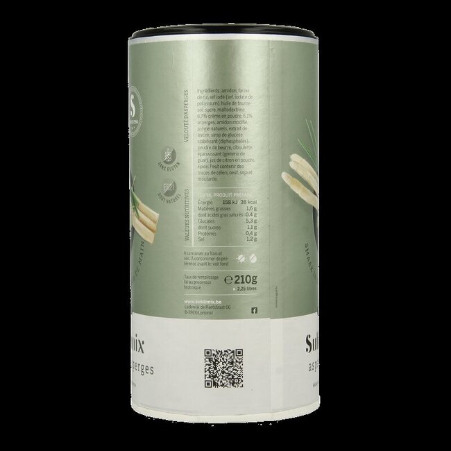 Soupe d'asperges sans gluten 210 g