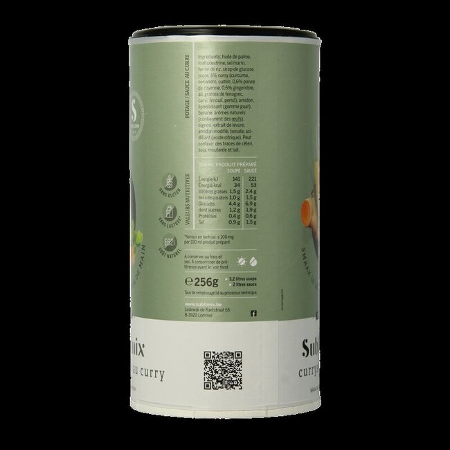 Currysoep glutenvrij 256 Gram