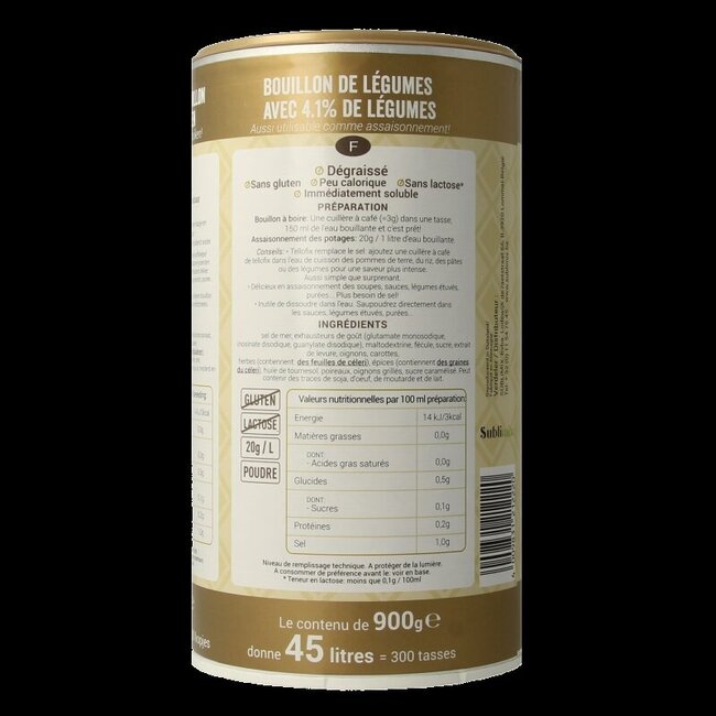 Tellofix Gold sans gluten 900 g