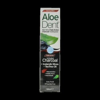 Aloe Dent Dentifrice au charbon 100 ml