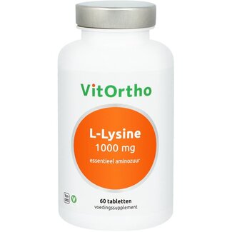 VitOrtho L-Lysine 1000mg 60 Tabletten