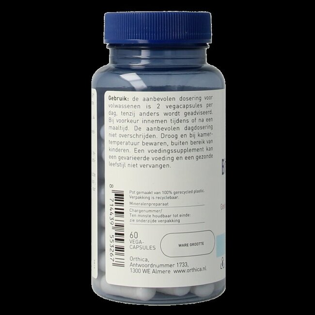 Bisglycinate de magnésium 60 gélules végétales