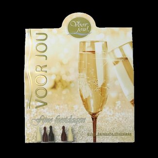 Voor Jou! Boîte à vœux tendance Joyeuses Fêtes 100 Grammes