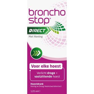 Bronchostop Sirop contre la toux direct au miel 120 ml