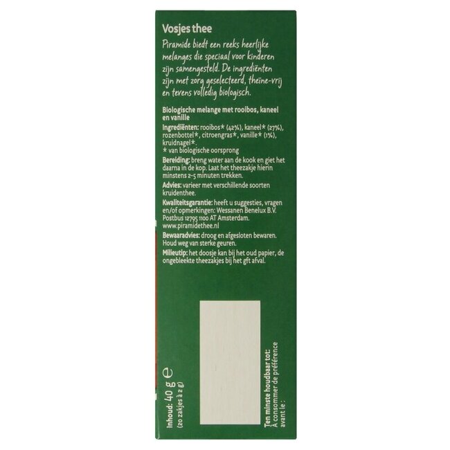 Thé des Petits Renards bio 20 sachets