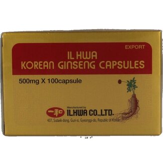 Ilhwa Ginseng coréen 100 gélules