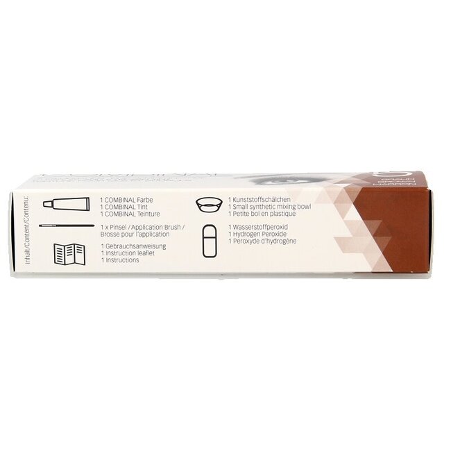 Wenkbrauwen wimperverf kit bruin 1 Set