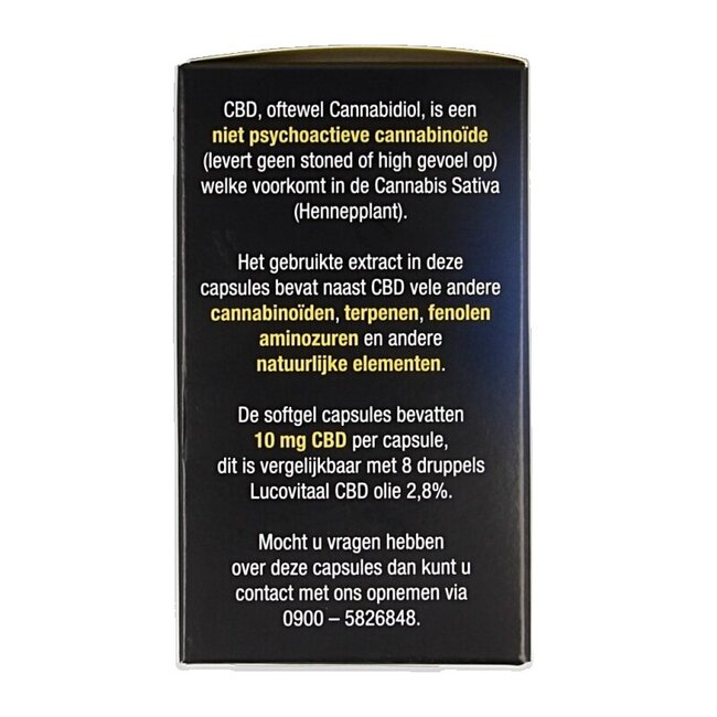 CBD 10mg forte 30 Capsules