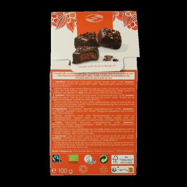 Brut de noir 82 % bio 100 g