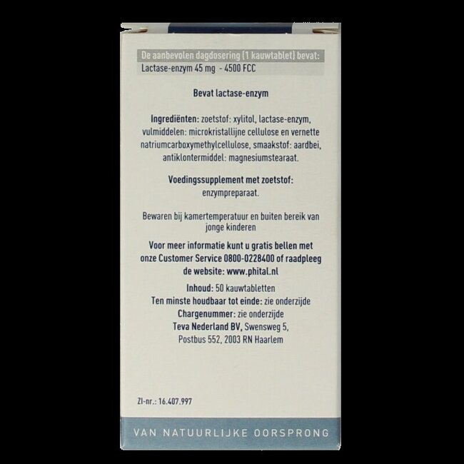 Lactase 4500 50 Kauwtabletten