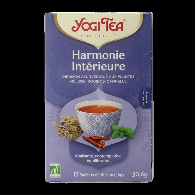 Yogi Tea Harmonie Intérieure Bio 17 Sachets
