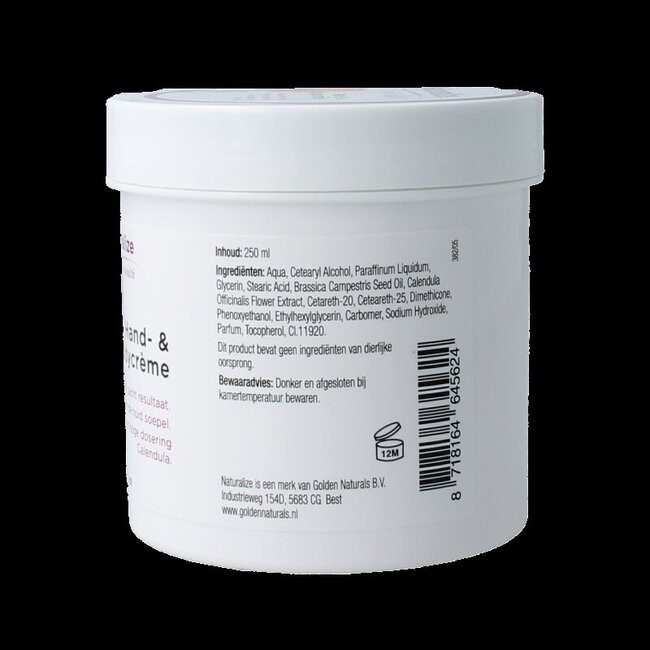 Hand en bodycreme 250 Milliliter