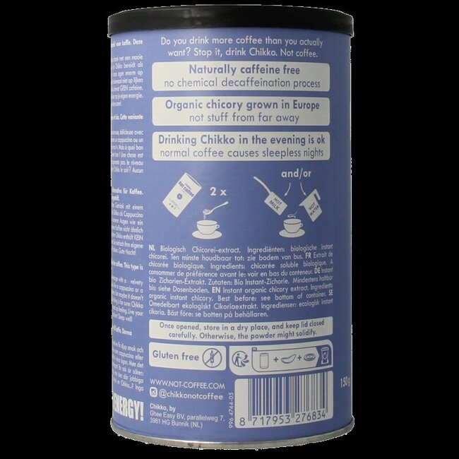 Chicorée torréfiée biologique Not Coffee 150 g