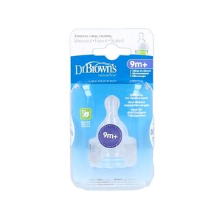 Dr. Brown's Tétine pour biberon à col étroit niveau 4 bouillie 2 pièces