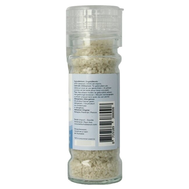 Gros sel de mer celtique séché en moulin 85 g