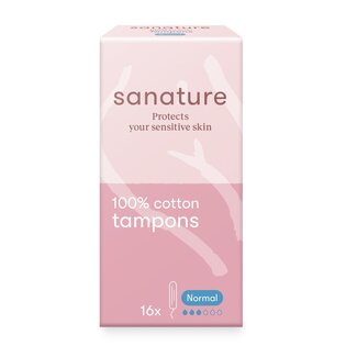 Sanature Tampons Normal 16 pièces