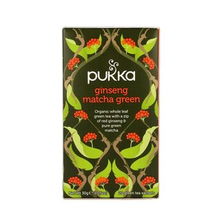 Pukka Ginseng Matcha Green bio 20 sachets