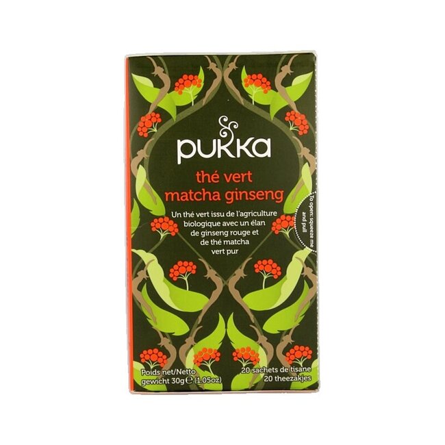 Ginseng Matcha Green bio 20 sachets