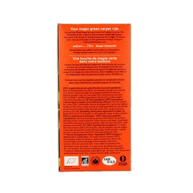 Ginseng Matcha Green bio 20 sachets