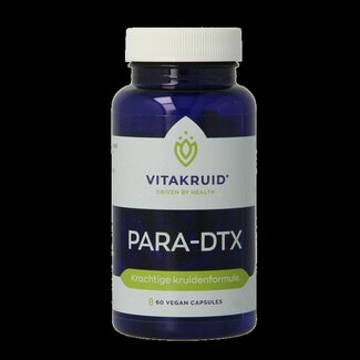 Vitakruid PARA DTX Kruidenformule oa Oregano & Knoflook 60 Vegetarische capsules